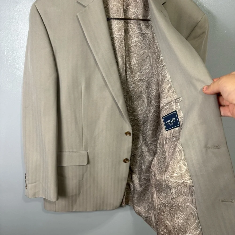 Chaps Men’s Sports Coat Jacket Blazer sz 46 Long # C708-A